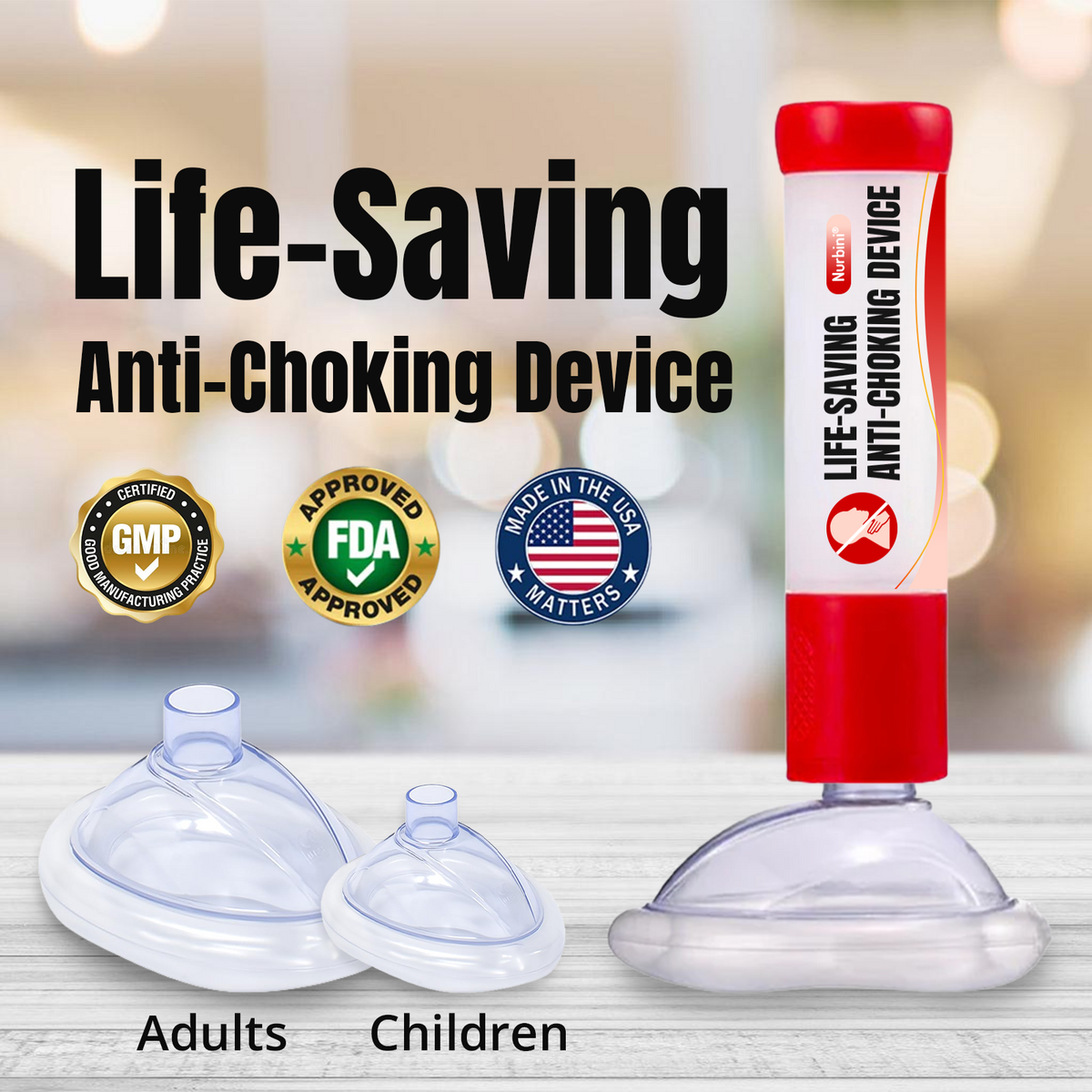 Nurbini® Life-Saving Anti-Choking Device