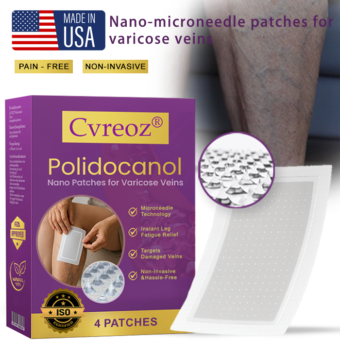 👩🏼‍⚕️Recommended by AHRQ🍀 Cvreoz® Polidocanol Nano Patches for Varicose Veins⭐️Stick It & Forget It