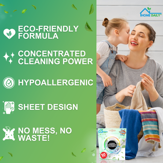 Home Daily™ Laundry Detergent Eco Sheets